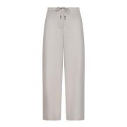 Floria Beige Wollen Broek Max Mara , Beige , Dames