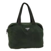 Pre-owned Nylon handbags Prada Vintage , Green , Dames