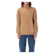 Walter High-Neck Sweater Kameel Gebreide kleding A.p.c. , Brown , Here...