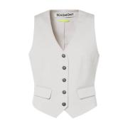 Estelle Gilet Beaumont , Beige , Dames