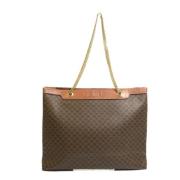 Pre-owned Canvas celine-bags Celine Vintage , Brown , Dames