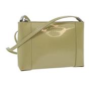 Pre-owned Leather shoulder-bags Dior Vintage , Beige , Dames