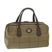 Pre-owned Canvas travel-bags Burberry Vintage , Beige , Dames