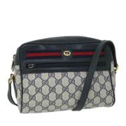 Pre-owned Canvas gucci-bags Gucci Vintage , Gray , Dames