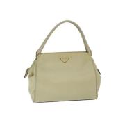 Pre-owned Nylon handbags Prada Vintage , Beige , Dames