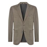 B-Tech Nylon En Wol Jas Boggi Milano , Beige , Heren