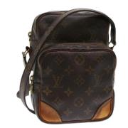 Pre-owned Canvas louis-vuitton-bags Louis Vuitton Vintage , Brown , Da...