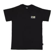 Zwarte Tee met Geborduurd Logo Propaganda , Black , Heren