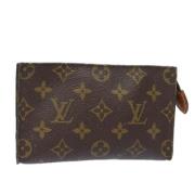 Pre-owned Canvas pouches Louis Vuitton Vintage , Brown , Dames