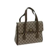 Pre-owned Canvas gucci-bags Gucci Vintage , Beige , Dames