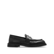 Klassieke Zwarte Loafer Schoenen Emporio Armani , Black , Heren