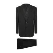 Zwarte Beauty Suit Giorgio Armani , Black , Heren