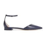 Blauwe Ballerina's Elegante Stijl Giorgio Armani , Blue , Dames