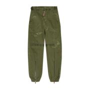 Groene Broek Aw24 Dsquared2 , Green , Heren