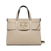 Handtas Armani Exchange , Beige , Dames