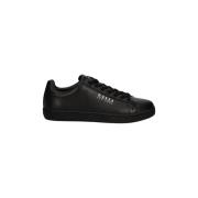 Zwarte leren sneakers - Nola Guess , Black , Heren