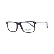 Bruine Rechthoek Blauwfilter Optische Monturen Hackett , Brown , Heren