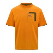 T-Shirts K-Way , Orange , Heren