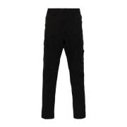 Zwarte Broek voor Mannen Aw24 Stone Island , Black , Heren