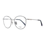 Zwarte ronde metalen optische monturen Maje , Black , Dames