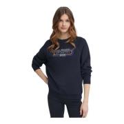 Geborduurde Logo Sweater 1985 Tommy Hilfiger , Blue , Heren