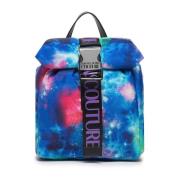 Ruimte-Thema Nylon Rugzak Versace Jeans Couture , Multicolor , Dames