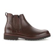 Cognac Leren Chelsea Boots Gabor , Brown , Dames