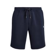 Blauwe Shorts met Trekkoord Taille Ralph Lauren , Blue , Heren