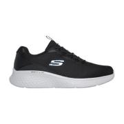 Lage Sneakers Skechers , Black , Heren