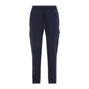 Blauwe Katoenen Trendy Herenbroek C.p. Company , Blue , Heren