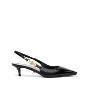 Zwarte Pumps voor Vrouwen Versace , Black , Dames