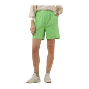 Groene High Waist Shorts Yaspiro Y.a.s , Green , Dames