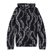 Sweatshirt met logo Versace Jeans Couture , Black , Heren