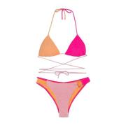 Triangle Bikini met Vaste Bodem Tooled Me-Fui , Multicolor , Dames