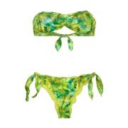 Bikini Fascia E Slip Nodi Regolabile Frou Frou Sundown F**k , Multicol...