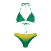 Bikini Triangolo E Slip Coulotte Visionary Dose F**k , Multicolor , Da...