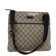 Pre-owned Leather gucci-bags Gucci Vintage , Beige , Dames