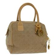 Pre-owned Nylon handbags Dior Vintage , Beige , Dames