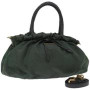 Pre-owned Nylon prada-bags Prada Vintage , Green , Dames