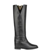 Zwarte Laarzen - Via Roma 15 Via Roma 15 , Black , Dames