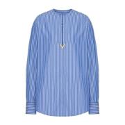 Blauwe Sweatshirt Aw24 Damesmode Valentino Garavani , Blue , Dames