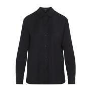 Blauwe Shirts voor Vrouwen Aw24 Theory , Black , Dames