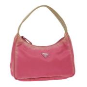 Pre-owned Nylon pouches Prada Vintage , Pink , Dames