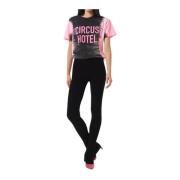 Stijlvolle Stretch Broek Circus Hotel , Black , Dames