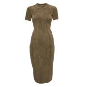 Pre-owned Knit dresses Fendi Vintage , Green , Dames