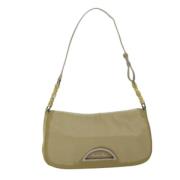 Pre-owned Nylon shoulder-bags Dior Vintage , Brown , Dames