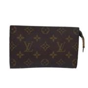 Pre-owned Canvas pouches Louis Vuitton Vintage , Brown , Dames