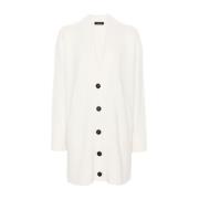 Witte Gebreide Kleding Aw24 Fabiana Filippi , White , Dames