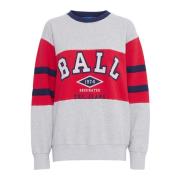 Chinese Rode Sweatshirt Batomasso Stijl Ball , Multicolor , Dames