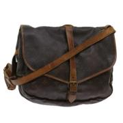 Pre-owned Canvas louis-vuitton-bags Louis Vuitton Vintage , Brown , Da...